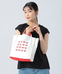 【A4サイズ収納可】B-HEARTロゴ キャンバス バッグ