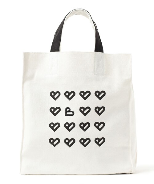 BEAMS HEART(ビームスハート)の「【A4サイズ収納可】B-HEARTロゴ キャンバス バッグ(トートバッグ・レディース・レッド/オレンジ/ブラック・ONE SIZE)」の9枚目の写真