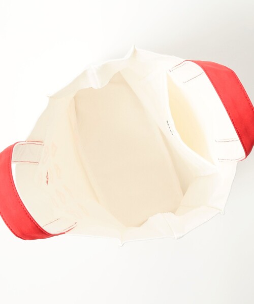 BEAMS HEART(ビームスハート)の「【A4サイズ収納可】B-HEARTロゴ キャンバス バッグ(トートバッグ・レディース・レッド/オレンジ/ブラック・ONE SIZE)」の18枚目の写真