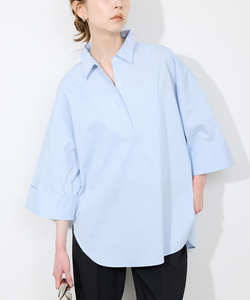 SLOBE IENA サックスブルー 長袖シャツ SLOBE IENA（シャツ/ブラウス(長袖/七分)）のフリマアイテム一覧