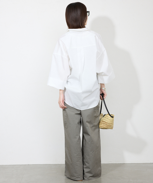 SLOBE IENA（スローブイエナ）の「オーバーサイズスキッパーシャツ 