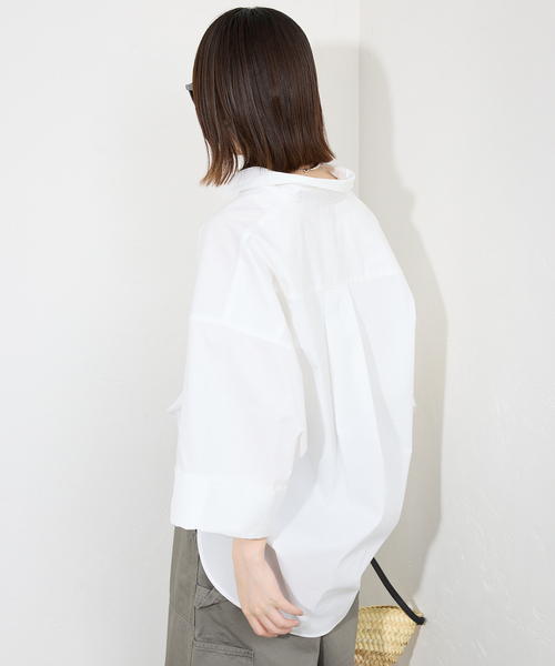 SLOBE IENA（スローブイエナ）の「オーバーサイズスキッパーシャツ 