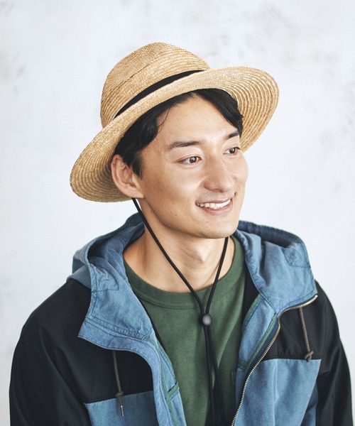 田中帽子店(タナカボウシテン)の「日本製 ウンテンハット 麦わら帽子 ベルグ Berg(ハット・メンズ・ナチュラル・FREE)」の5枚目の写真