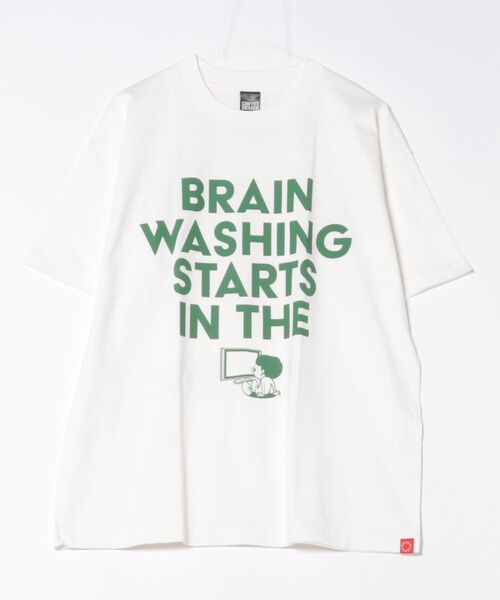 CONVEX（コンベックス）の「TVｱﾃﾞｨｸﾄ/WIDE-T(大人)（Tシャツ/カットソー・メンズ・ブラック/グリーン/オフホワイト・LARGE/MEDIUM）」の2枚目の写真