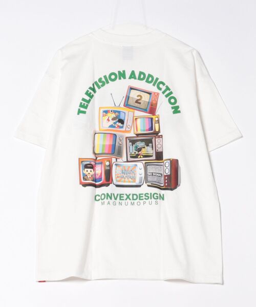 CONVEX（コンベックス）の「TVｱﾃﾞｨｸﾄ/WIDE-T(大人)（Tシャツ/カットソー・メンズ・ブラック/グリーン/オフホワイト・LARGE/MEDIUM）」の6枚目の写真