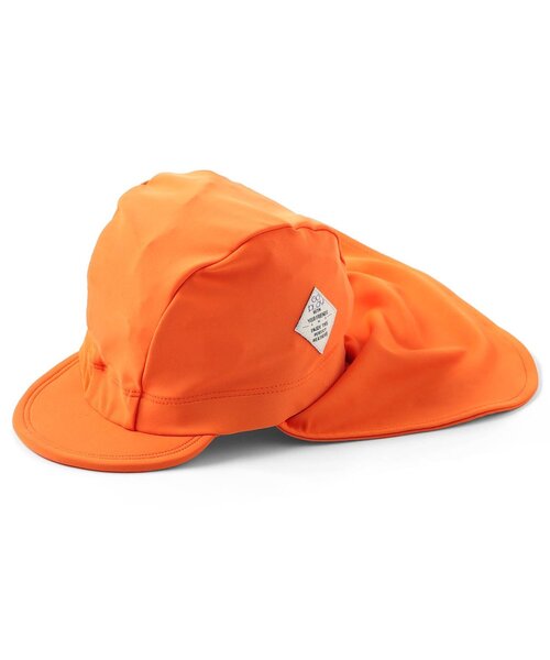 BREEZE(ブリーズ)の「【UVカット】日よけ付きスイムキャップ(スイムグッズ・キッズ・ターコイズブルー/オレンジ/レインボー・50/56)」の6枚目の写真