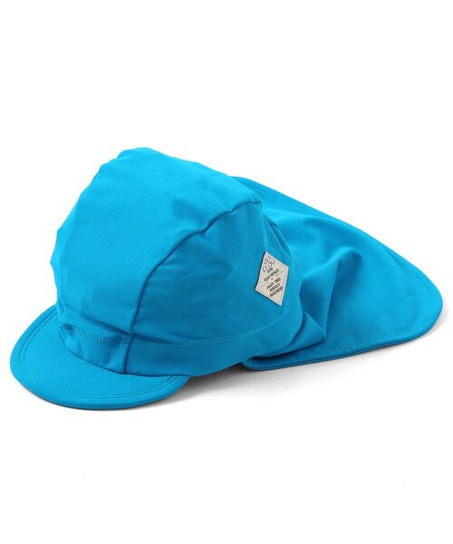 BREEZE(ブリーズ)の「【UVカット】日よけ付きスイムキャップ(スイムグッズ・キッズ・ターコイズブルー/オレンジ/レインボー・50/56)」の11枚目の写真