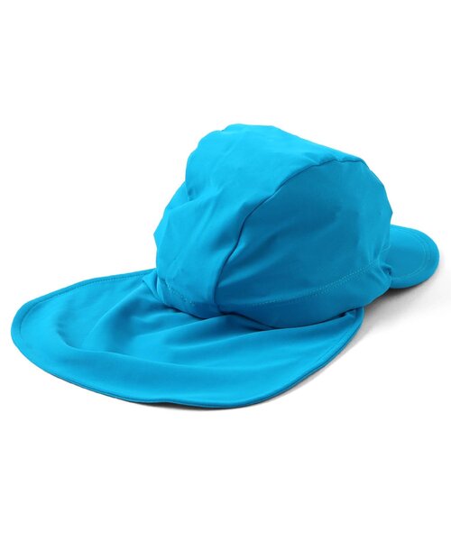 BREEZE(ブリーズ)の「【UVカット】日よけ付きスイムキャップ(スイムグッズ・キッズ・ターコイズブルー/オレンジ/レインボー・50/56)」の14枚目の写真