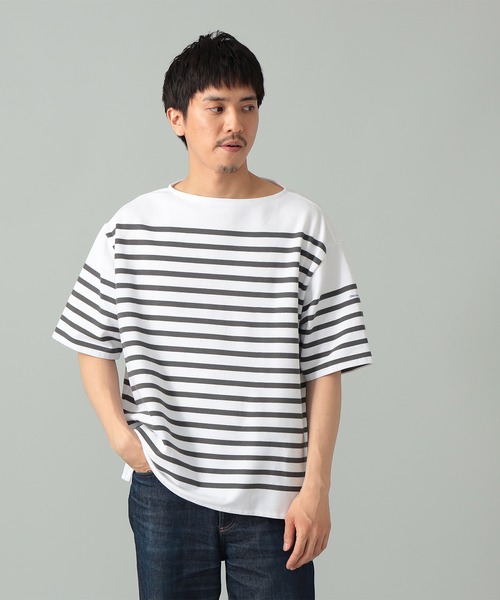 ORCIVAL ストライプTシャツ 半袖 アイボリー/ネイビー ORCIVAL ストライプTシャツ 半袖 アイボリー/ネイビー - メルカリ