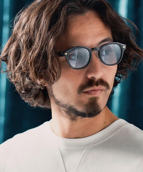 mko12616-Pantoscopic sunglasses ボストンサングラス（サングラス