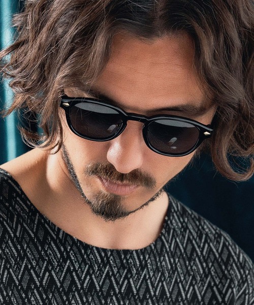 mko12616-Pantoscopic sunglasses ボストンサングラス（サングラス