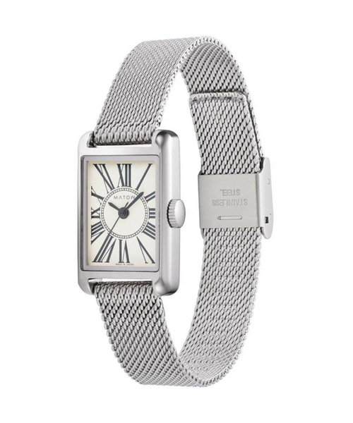 MATOW(マトウ)の「【MATOW/マトウ】 Tsuki 朧月/腕時計/SQUARE【WEB限定】(アナログ腕時計・レディース・ワイン/シルバー/その他/ブラック/ブラウン・フリー)」の5枚目の写真