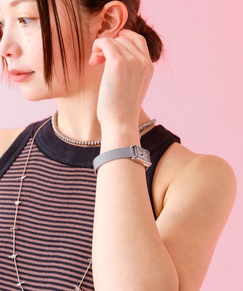 MATOW(マトウ)の「【MATOW/マトウ】 Tsuki 朧月/腕時計/SQUARE【WEB限定】(アナログ腕時計・レディース・ワイン/シルバー/その他/ブラック/ブラウン・フリー)」の8枚目の写真