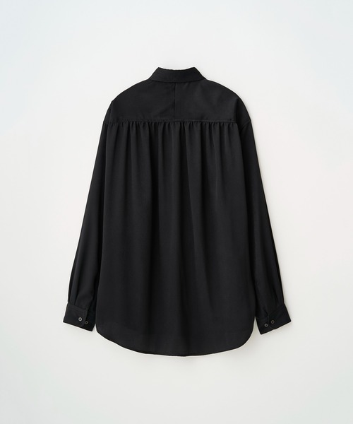 Juha（ユハ）の「HUSH GATHER L/S SHIRT（シャツ/ブラウス・メンズ・ホワイト/ボルドー/ブラック・3/4）」の7枚目の写真