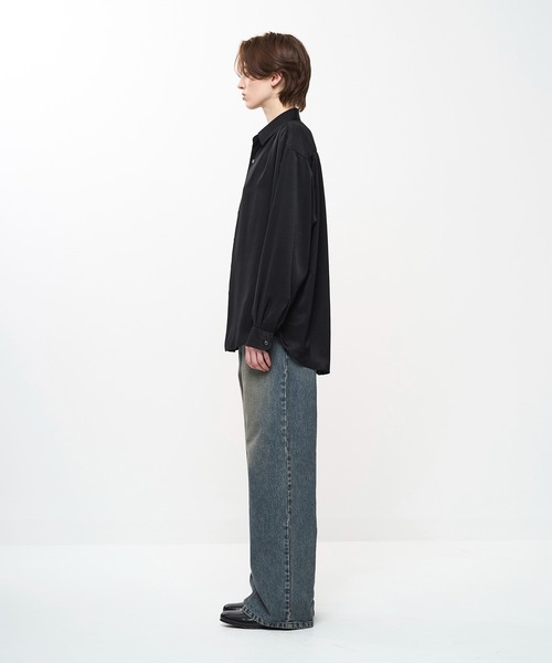 Juha（ユハ）の「HUSH GATHER L/S SHIRT（シャツ/ブラウス・メンズ・ホワイト/ボルドー/ブラック・3/4）」の21枚目の写真