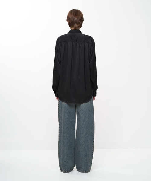 Juha（ユハ）の「HUSH GATHER L/S SHIRT（シャツ/ブラウス・メンズ・ホワイト/ボルドー/ブラック・3/4）」の22枚目の写真