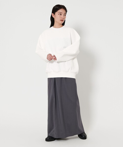 ＜MARW UNITED ARROWS＞クルーネック ダンボール プルオーバー 9100025S0129_m1_c101.jpg