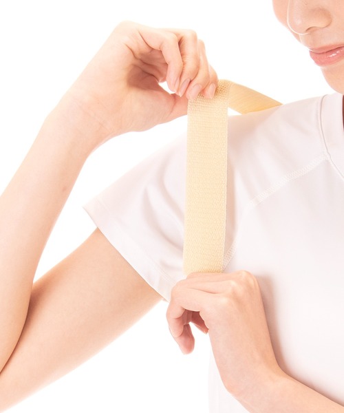 CALIFORNIA OUTFITTERS（カリフォルニア アウトフィッターズ）の「3B26 簡単装着 肩甲骨引き締め 男女兼用 薄型姿勢ベルト（インナーウェア/肌着・レディース・ブラック/ベージュ・ONESIZE）」の6枚目の写真