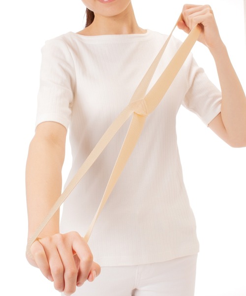 CALIFORNIA OUTFITTERS（カリフォルニア アウトフィッターズ）の「3B26 簡単装着 肩甲骨引き締め 男女兼用 薄型姿勢ベルト（インナーウェア/肌着・レディース・ブラック/ベージュ・ONESIZE）」の10枚目の写真