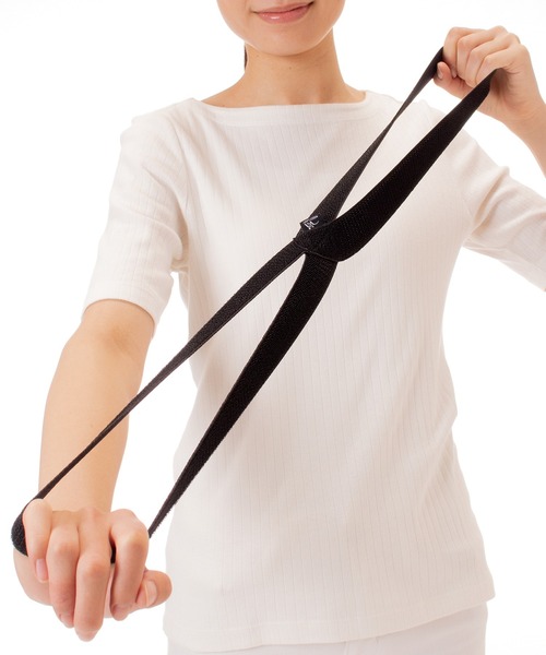 CALIFORNIA OUTFITTERS（カリフォルニア アウトフィッターズ）の「3B26 簡単装着 肩甲骨引き締め 男女兼用 薄型姿勢ベルト（インナーウェア/肌着・レディース・ブラック/ベージュ・ONESIZE）」の11枚目の写真