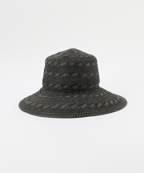 Odds（オッズ）の「Odds/オッズ MIX GARA HAT（ハット・レディース・アイボリー/ブラック・FREE）」の3枚目の写真