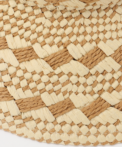 Odds（オッズ）の「Odds/オッズ MIX GARA HAT（ハット・レディース・アイボリー/ブラック・FREE）」の8枚目の写真