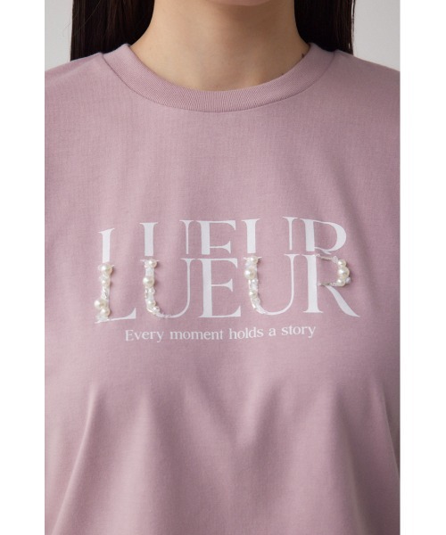 AZUL by moussy(アズールバイマウジー)の「ジュエリーアソートプリントTシャツ(Tシャツ/カットソー・レディース・ブラック/ライトピンク/ホワイト・FREE)」の6枚目の写真