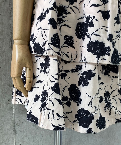 meJane（ミージェーン）の「ボタニカル柄バックオープンリボン ミニワンピース（ワンピース・レディース・クリーム・M/L）」の18枚目の写真