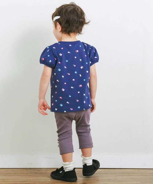 SLAP SLIP（スラップスリップ）の「【スララク/防汚加工/オーガニックコットン】ときめき女の子半袖Tシャツ(80~130cm)（Tシャツ/カットソー・キッズ・パープル/ホワイト/ホワイト系その他2/ピンク/ブルー/グリーン系その他/ピンク系その他/ブルー系その他2・120cm/130cm/110cm/90cm/80ｃｍ/100cm）」の9枚目の写真