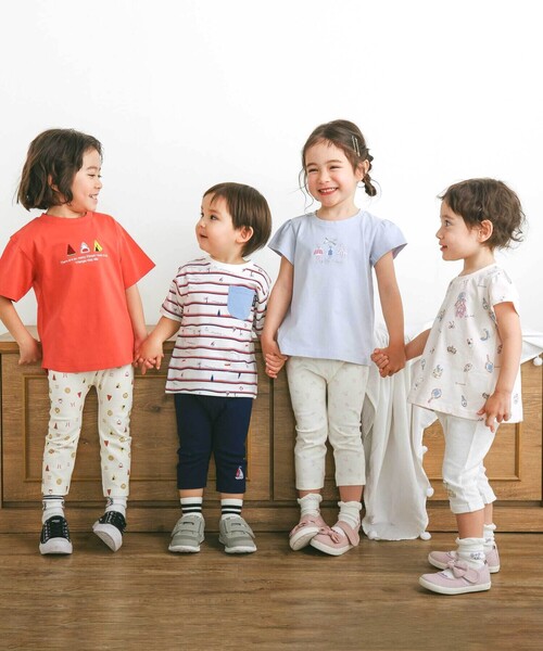 SLAP SLIP（スラップスリップ）の「【スララク/防汚加工/オーガニックコットン】ときめき女の子半袖Tシャツ(80~130cm)（Tシャツ/カットソー・キッズ・パープル/ホワイト/ホワイト系その他2/ピンク/ブルー/グリーン系その他/ピンク系その他/ブルー系その他2・120cm/130cm/110cm/90cm/80ｃｍ/100cm）」の12枚目の写真