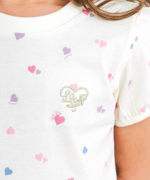 SLAP SLIP（スラップスリップ）の「【スララク/防汚加工/オーガニックコットン】ときめき女の子半袖Tシャツ(80~130cm)（Tシャツ/カットソー・キッズ・パープル/ホワイト/ホワイト系その他2/ピンク/ブルー/グリーン系その他/ピンク系その他/ブルー系その他2・120cm/130cm/110cm/90cm/80ｃｍ/100cm）」の22枚目の写真