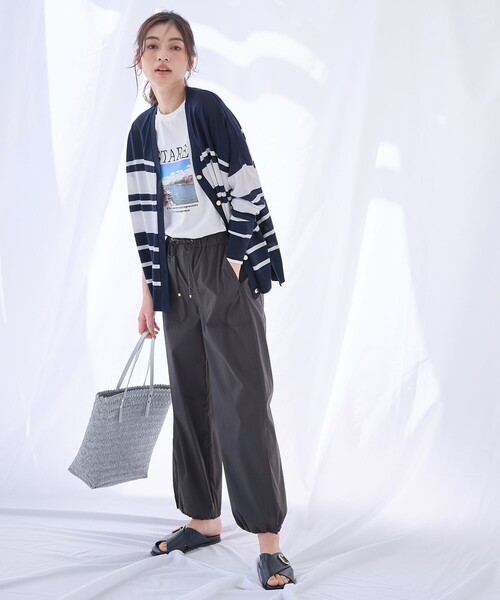 ANY（エニィ）の「クールタッチボクシーカーディガン（カーディガン/ボレロ・レディース・ネイビー系1/グレー系1・4）」の12枚目の写真