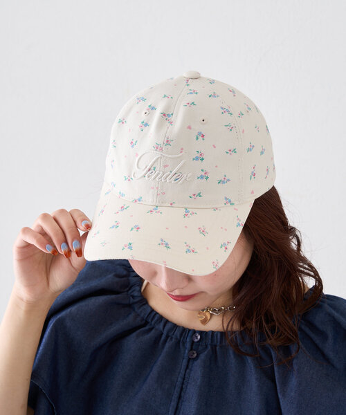 w closet（ダブルクローゼット）の「フラワーキャップ（キャップ・レディース・ピンク/アイボリー・FREE）」の7枚目の写真