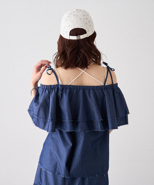 w closet（ダブルクローゼット）の「フラワーキャップ（キャップ・レディース・ピンク/アイボリー・FREE）」の13枚目の写真