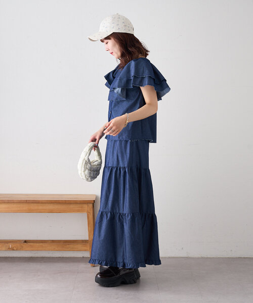 w closet（ダブルクローゼット）の「フラワーキャップ（キャップ・レディース・ピンク/アイボリー・FREE）」の17枚目の写真