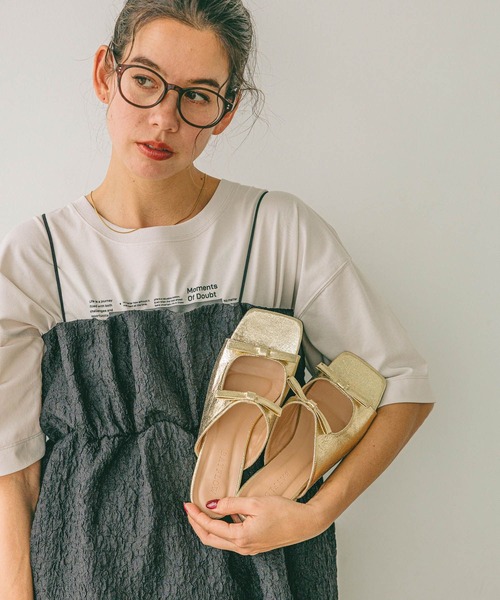 BAYFLOW（ベイフロー）の「フクレジャガードキャミビスチェ（キャミソール・レディース・ブラウン/グレイッシュベージュ/ブラック・FREE）」の9枚目の写真