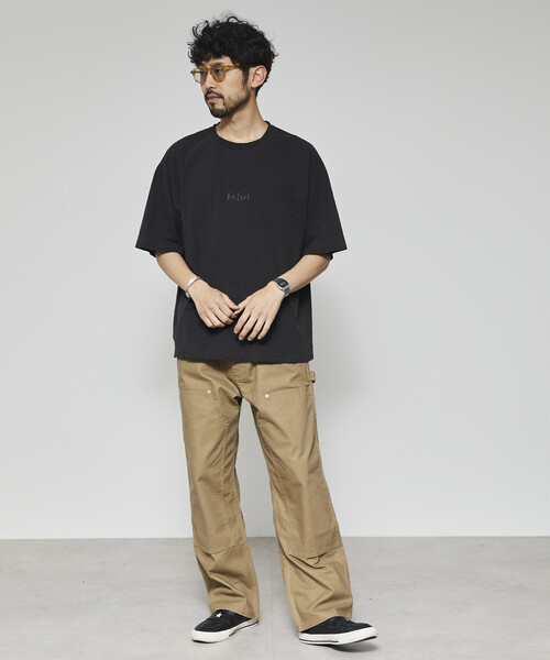 Firsthand（ファーストハンド）の「Firsthand/ファーストハンド ライトダックダブルニーペインターパンツ（その他パンツ・メンズ・ベージュ/ブラック・L/M）」の12枚目の写真