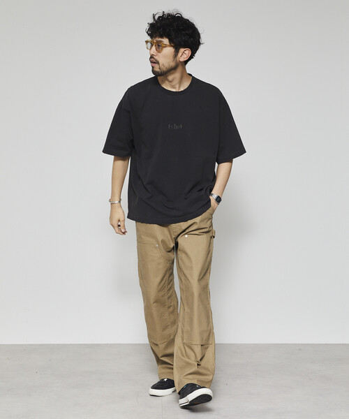 Firsthand（ファーストハンド）の「Firsthand/ファーストハンド ライトダックダブルニーペインターパンツ（その他パンツ・メンズ・ベージュ/ブラック・L/M）」の13枚目の写真