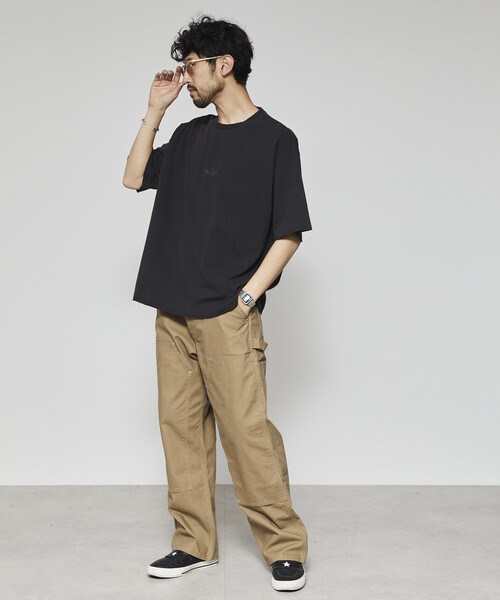 Firsthand（ファーストハンド）の「Firsthand/ファーストハンド ライトダックダブルニーペインターパンツ（その他パンツ・メンズ・ベージュ/ブラック・L/M）」の14枚目の写真