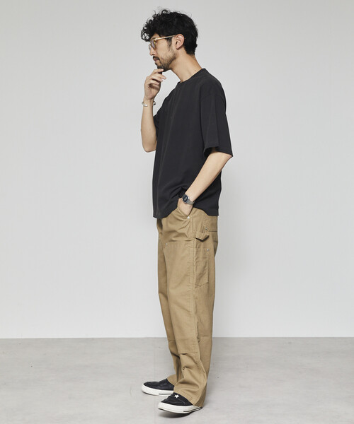 Firsthand（ファーストハンド）の「Firsthand/ファーストハンド ライトダックダブルニーペインターパンツ（その他パンツ・メンズ・ベージュ/ブラック・L/M）」の15枚目の写真