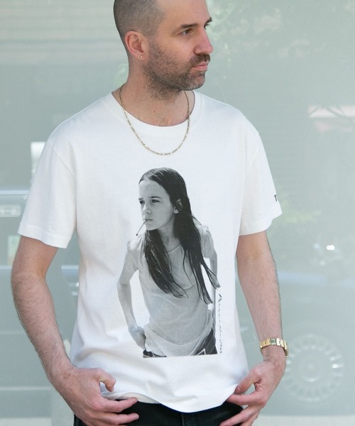 TMT（ティーエムティー）の「【TMT×Joseph Szabo】DRY COTTON STANDARD S/S TEE （girl）（Tシャツ/カットソー・メンズ・ホワイト/ブラック・MEDIUM/LARGE/X-LARGE/XX-LARGE）」の5枚目の写真