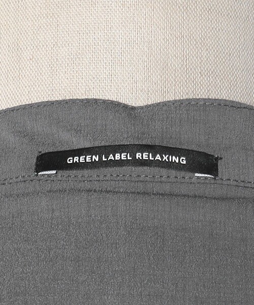 green label relaxing（グリーンレーベルリラクシング）の「A+ ラッカンリネンライク 1B ノーカラー ジャケット -ウォッシャブル・ストレッチ・吸水速乾-（ノーカラージャケット・メンズ・ネイビー/グレー系・M/XL/L/S）」の17枚目の写真