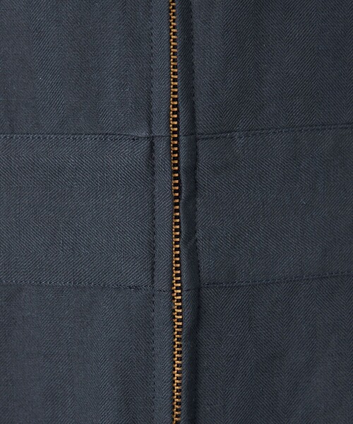 conte＞ヘリンボーン Vネック オールインワン conte】ヘリンボーンV