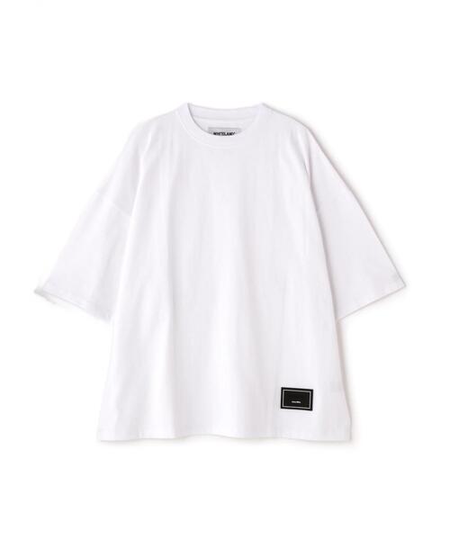 WHITELAND(ホワイトランド)の「【WEB&DEPOT限定】WHITELAND/ホワイトランド/OWL/MINI SILICON SST/シリコンタグ Tシャツ(Tシャツ/カットソー・メンズ・ベージュ/ホワイト/ブラック・M/L/S)」の1枚目の写真