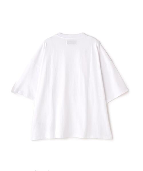 WHITELAND(ホワイトランド)の「【WEB&DEPOT限定】WHITELAND/ホワイトランド/OWL/MINI SILICON SST/シリコンタグ Tシャツ(Tシャツ/カットソー・メンズ・ベージュ/ホワイト/ブラック・M/L/S)」の5枚目の写真