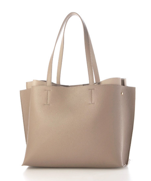 cache cache（カシュ カシュ）の「カシュカシュ cachecache / A4セパレートパーテーショントート（トートバッグ・レディース・ブラック/ベージュ系その他2/シルバー・FREE）」の8枚目の写真