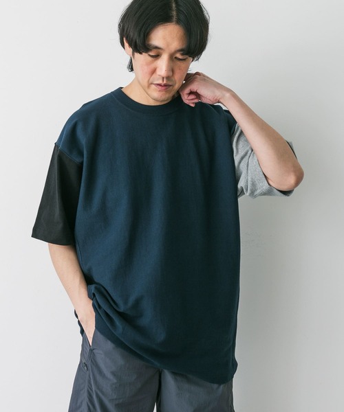 Champion（チャンピオン）の「『別注』CHAMPION×DOORS RW CRAZY SHORT-SLEEVE T-SHIRTS（Tシャツ/カットソー・メンズ・ホワイト系その他/グレー/ネイビー・LARGE/MEDIUM）」の3枚目の写真