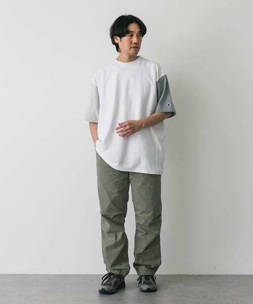 Champion（チャンピオン）の「『別注』CHAMPION×DOORS RW CRAZY SHORT-SLEEVE T-SHIRTS（Tシャツ/カットソー・メンズ・ホワイト系その他/グレー/ネイビー・LARGE/MEDIUM）」の8枚目の写真