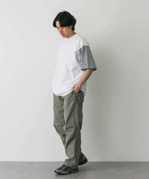 Champion（チャンピオン）の「『別注』CHAMPION×DOORS RW CRAZY SHORT-SLEEVE T-SHIRTS（Tシャツ/カットソー・メンズ・ホワイト系その他/グレー/ネイビー・LARGE/MEDIUM）」の9枚目の写真