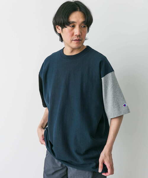 Champion（チャンピオン）の「『別注』CHAMPION×DOORS RW CRAZY SHORT-SLEEVE T-SHIRTS（Tシャツ/カットソー・メンズ・ホワイト系その他/グレー/ネイビー・LARGE/MEDIUM）」の12枚目の写真